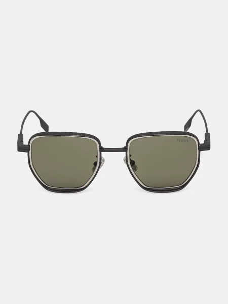 Солнцезащитные очки Zegna серебряные