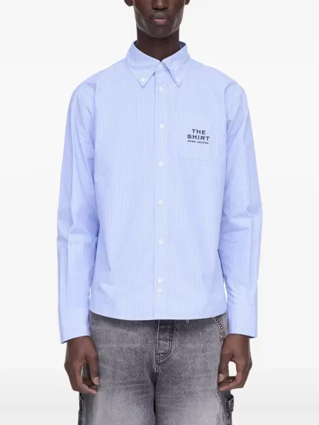 Cămașă Marc Jacobs cu dungi albastru