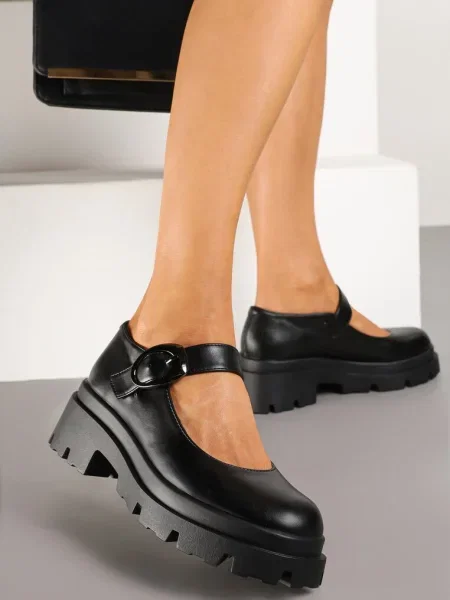 Pantofi casual Zinida negri