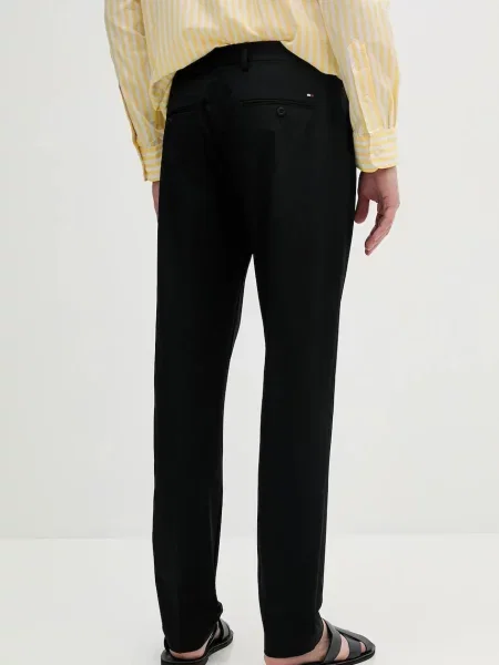 Kalhoty Tommy Hilfiger černá