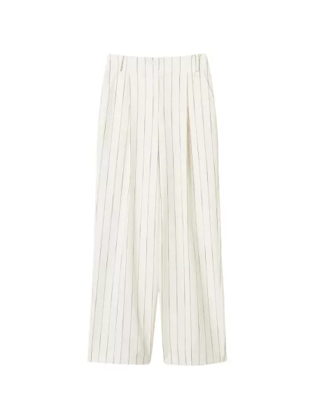 Pantaloni Twinset cu dungi alb