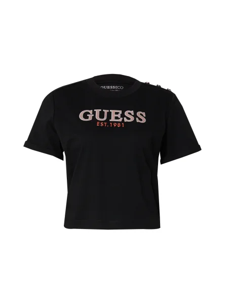 Guess T-shirt Regular Fit crna