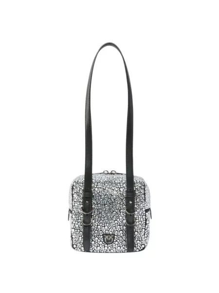 Torebka Pinko skórzana szara