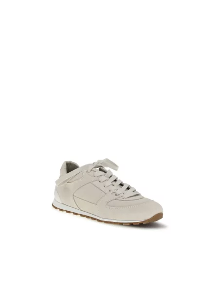 Sneakersy Brunello Cucinelli skórzane beżowe