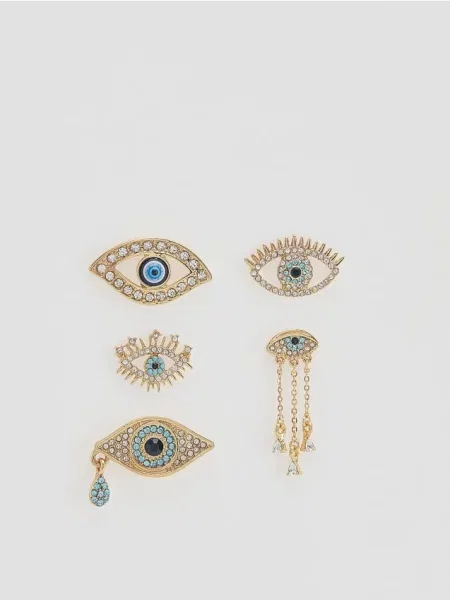 Reserved Set de broșe multicolor