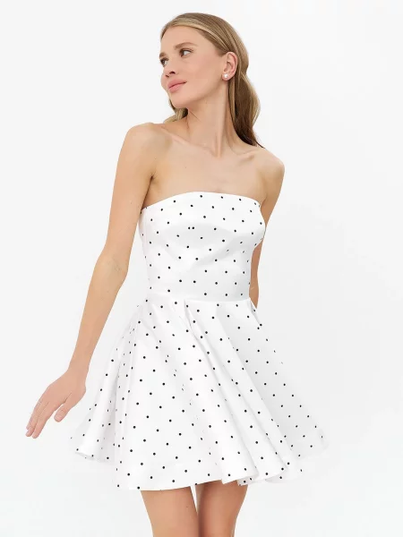 Платье мини Fashionista белое