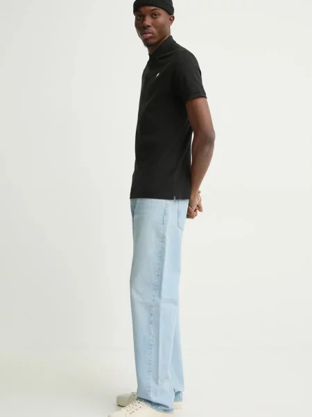 Polo majica G-Star Raw črna