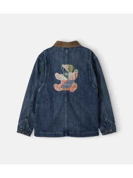 Gyerek farmer dzseki Polo Ralph Lauren kék