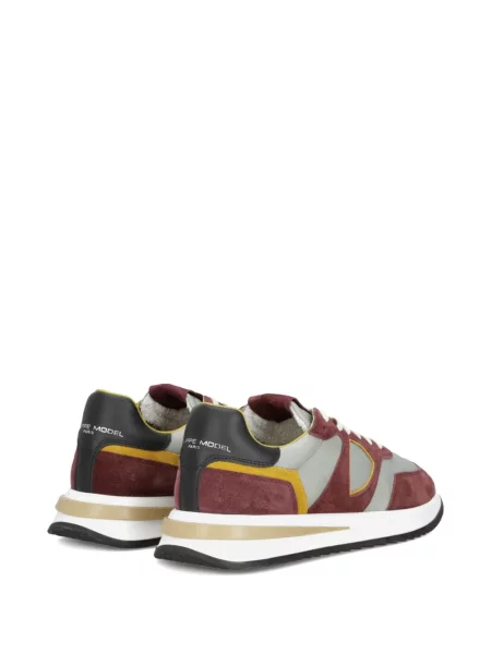Sneakerși Philippe Model Paris din piele de căprioară roșu