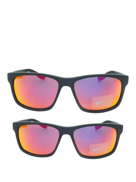 Ochelari de soare Nike de catifea cu autograf retro alb