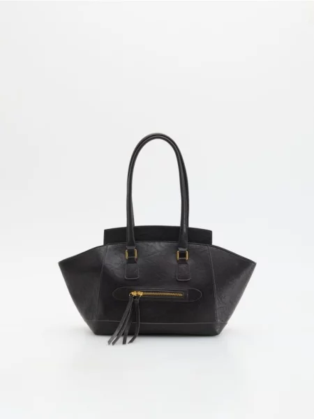Reserved Geantă shopper maro-închis maro