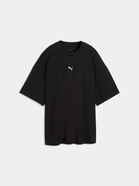 Футболка PUMA Ess Oversized Tee комбінований верх чорний