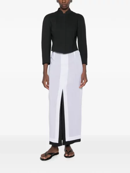 Fusta maxi The Row alb