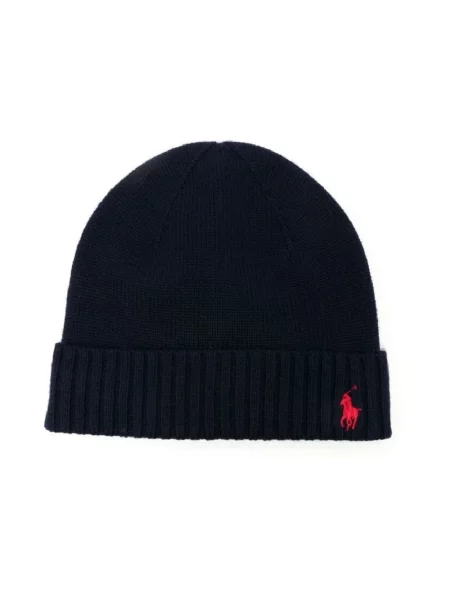 Czapka Ralph Lauren Lana granatowa S-M niebieska