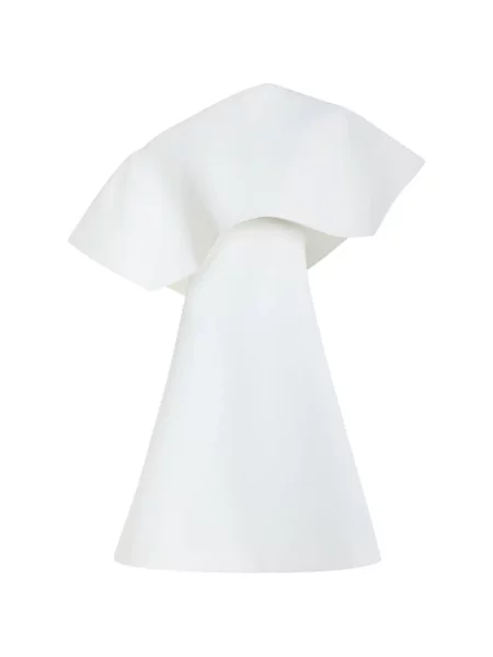 Gulerat rochie mini A.w.a.k.e. Mode alb