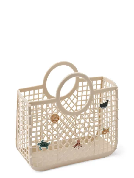 Liewood Detská kabelka Samantha Basket With Charms béžová