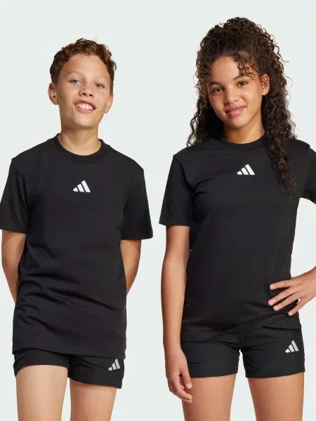 Детская футболка Adidas черная