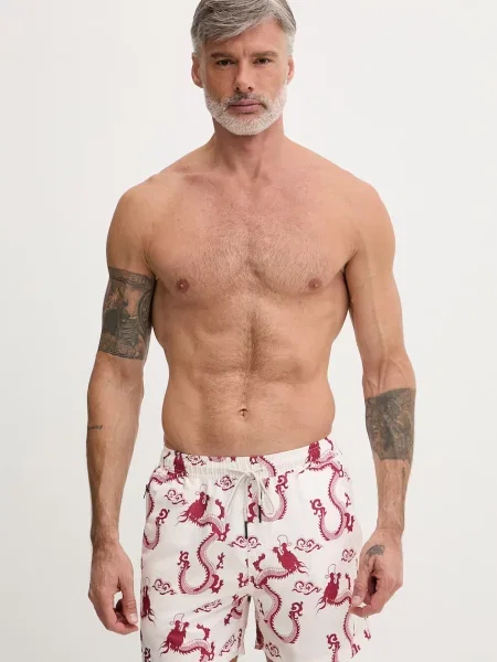 OAS kopalne kratke hlače rdeča