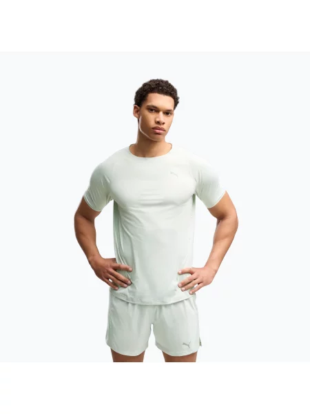 Tricou de alergare pentru bărbați PUMA Run Cloudspun Tee creme de mint mentă