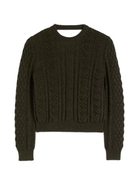 Lung pulover Jil Sander verde