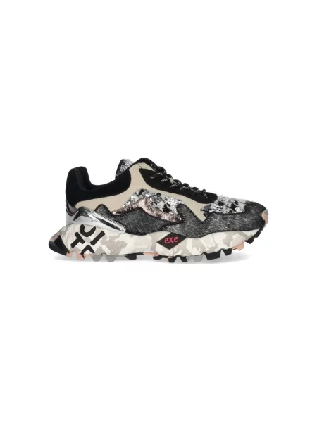 Kožené tenisky Exé Shoes čierna