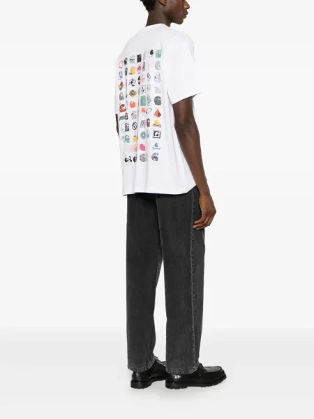 Tricou Carhartt Wip cu imagine alb