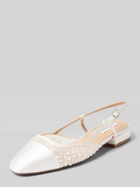 Baleriny z półprzezroczystego materiału model ‘Belinda’ Steve Madden białe