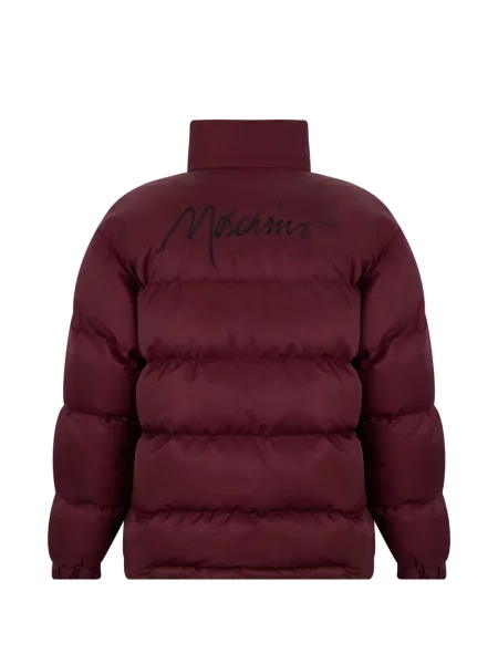 Geacă Moschino cu broderie roșu