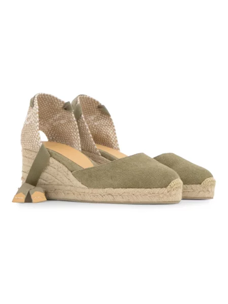 Espadryle Castaner zielone