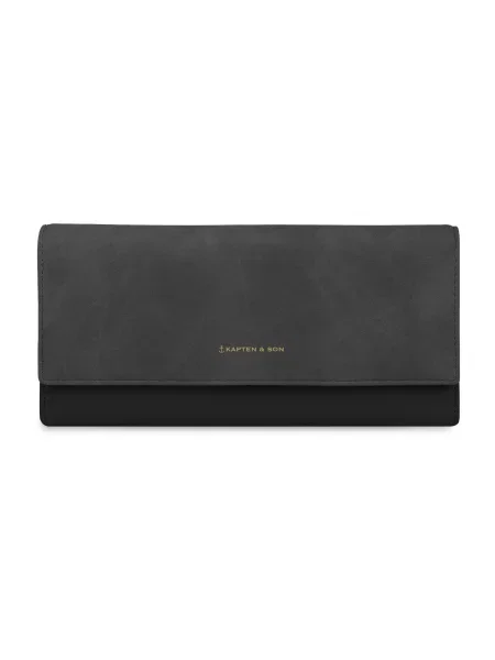 Kapten & Son Portofel Triomphe All Black' negru