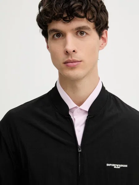 Emporio Armani átmeneti kabát férfi fekete