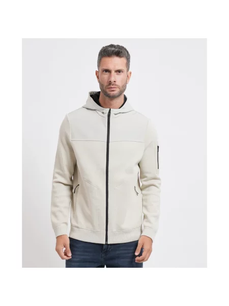 Bluza z kapturem Boss z kapturem beżowa