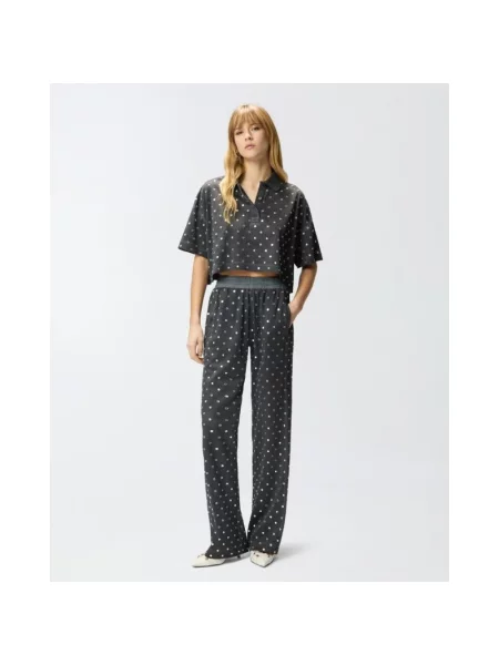 Bluzka Pinko z siateczką z siateczki szara