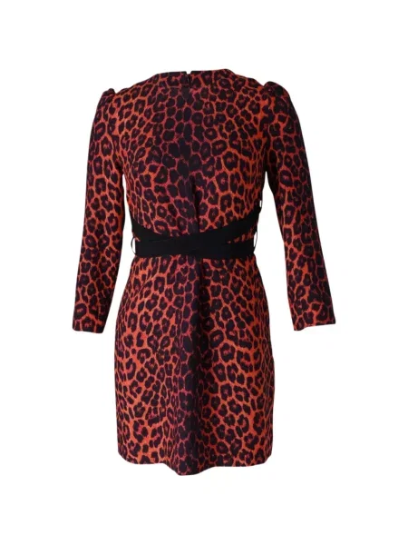 Rochie mini Victoria Beckham cu imagine roșu