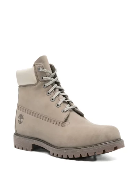 Μποτάκια Timberland με κορδόνια με δαντέλα με αυτόγραφο καφέ