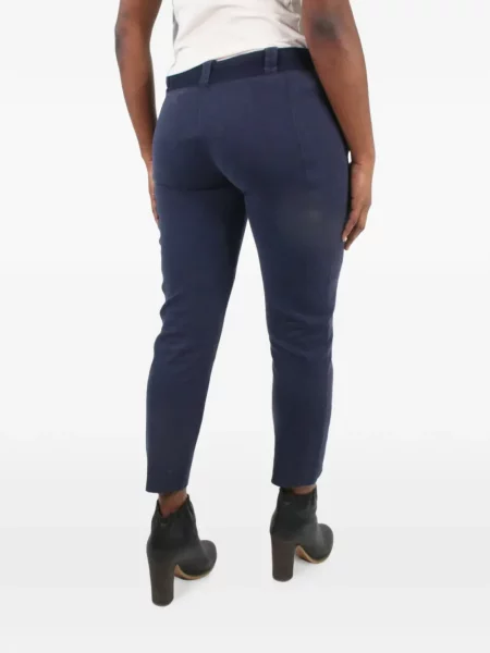 Pantaloni Maison Ullens alergare cu cordon albastru