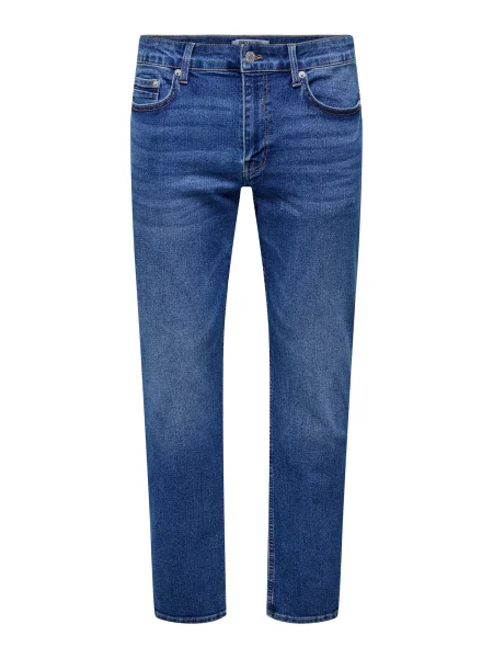 Only & Sons Jeans ONSWEFT închis albastru