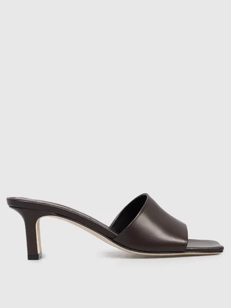 Кожаные мюли Aeyde коричневые