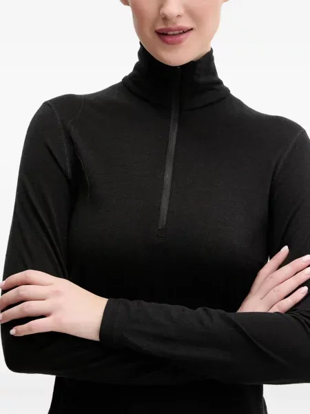Lenjerie de corp termoactivă Icebreaker de lână negru