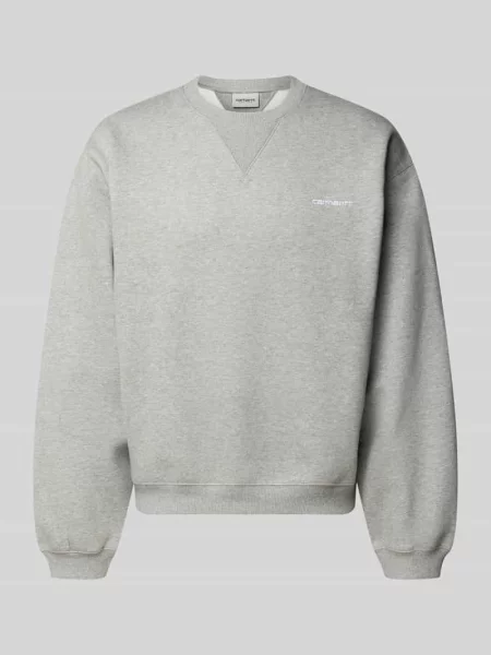 Bluza o kroju relaxed fit z elastycznej mieszanki bawełny Carhartt Work In Progress szara