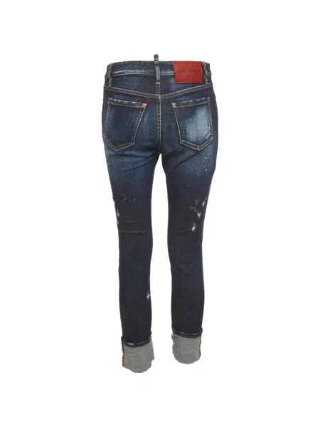 Blugi Dsquared2 zdrențuiți albastru