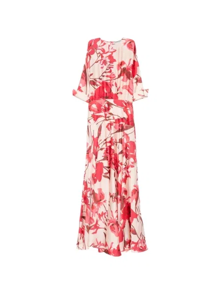 Virágos maxi ruha Chiara Boni La Petite Robe nyomtatás