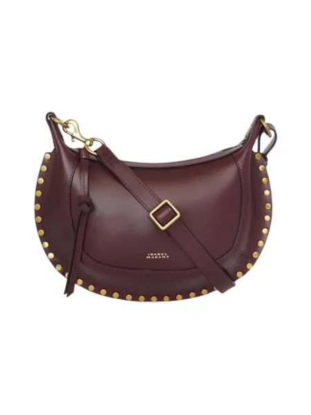 Torebka skórzana Isabel Marant skórzana czerwona