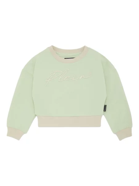 Bluza dziecięca Philipp Plein zielona