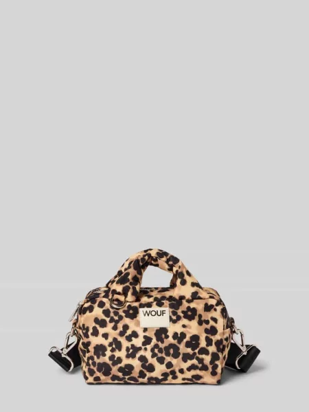 Torebka typu Bowling Bag z naszywką z logo model ‘Feline’ Wouf