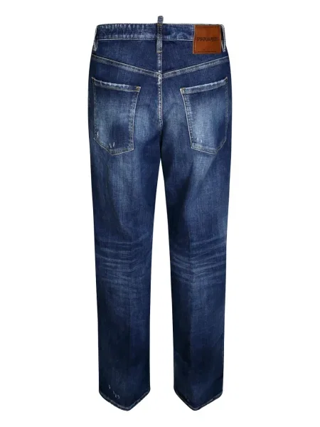 Blugi Dsquared2 cu 5 buzunare albastru
