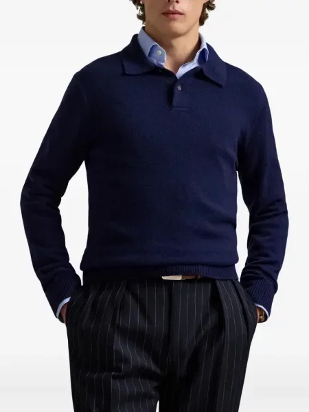 Μικρός κασκέτο Polo Ralph Lauren με χαμηλή μέση υφαίνω διαγωνίως πράσινο