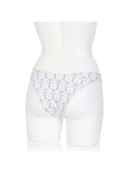 Costum de baie Karl Lagerfeld alb
