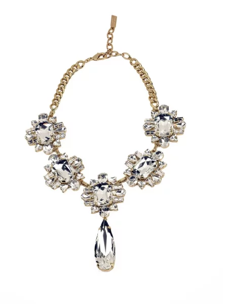 Verižica Collana Dei Dei placcata oro con cristalli Swarovski zlata