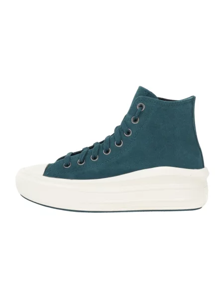Converse Chuck Taylor All Star Move Platform Suede Kobiety Buty sportowe Converse Size: zielony